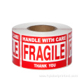 Custom Fragile Labels on Roll for Shipping